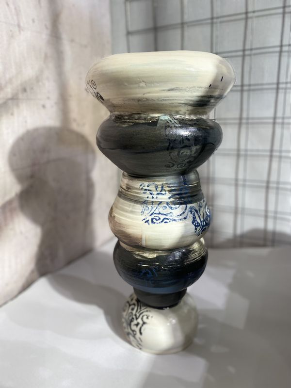 Høy vase 