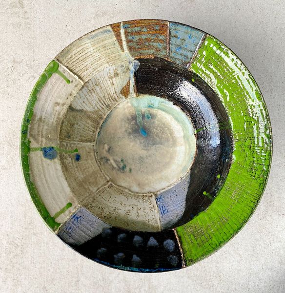 Stor skulpturell bolle