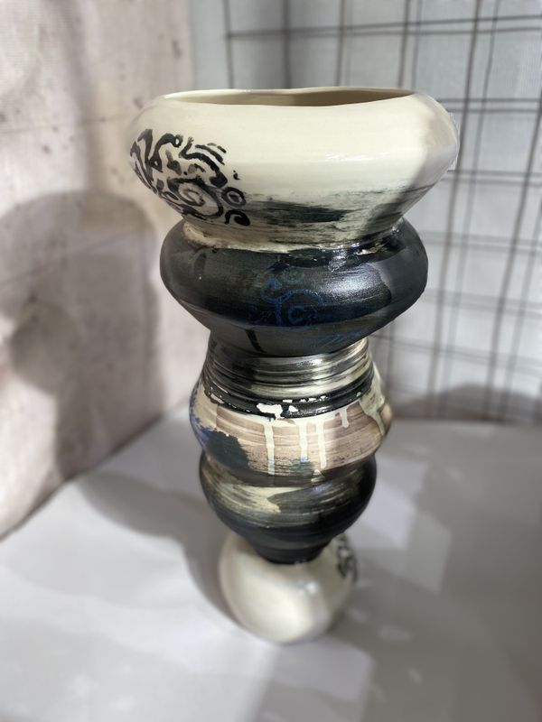 Høy vase 