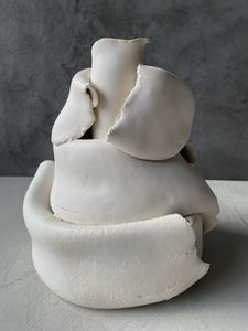 Hovedbilde Kabel - STOR hvit lysestake